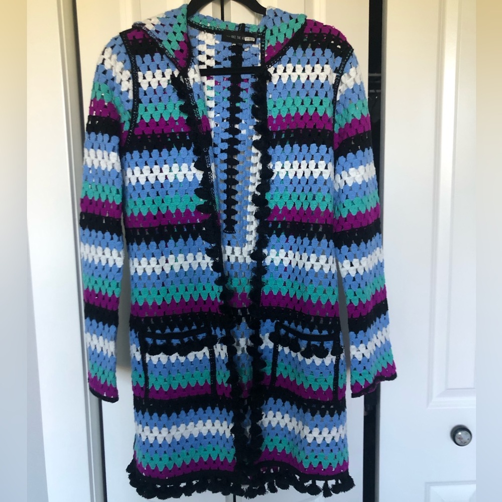 Urban Outfitters Multicolor Striped Cardigan